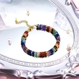 Chakra Healing Crystal Beaded Bracelet